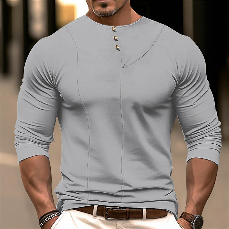 Elegant Dress Slim Fit Long-sleeved Cotton