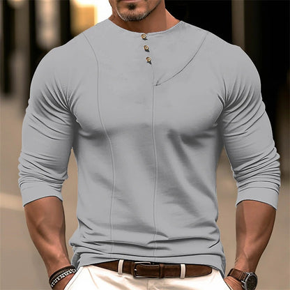 Elegant Dress Slim Fit Long-sleeved Cotton