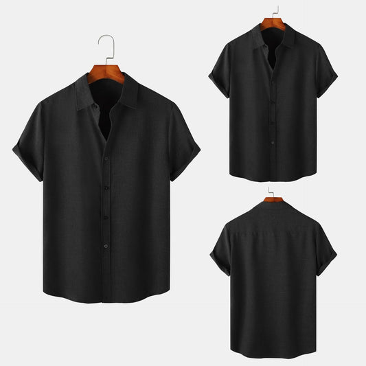 Herren Sommerhemd Leicht atmungsaktiv Elegant Schnitt - IdealeKleiden