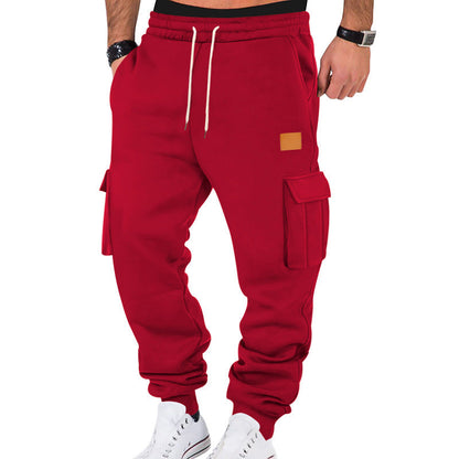 Men's Cargo Pants Comfortable Elastic With Side Pockets