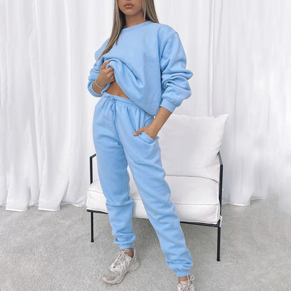 Women's Fleece Lounge Set Comfortable Cozy