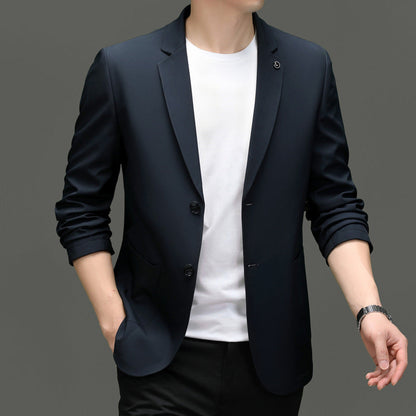 Slim Fit Men's Classic Two-Button Blazer