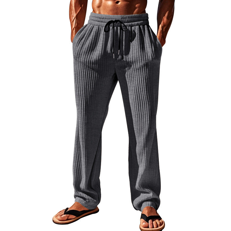 Men's Casual Trousers Comfort Fit Elastic