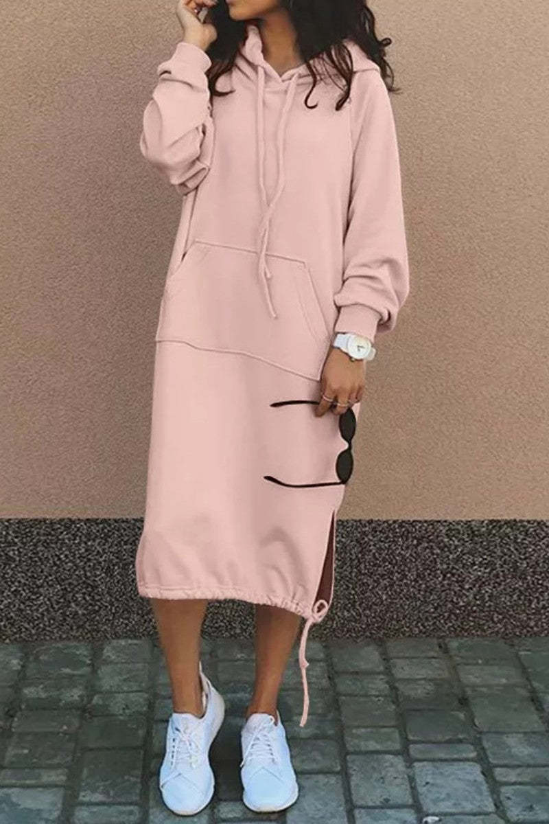Women's Hoodie Dress Casual Comfortable With Pockets