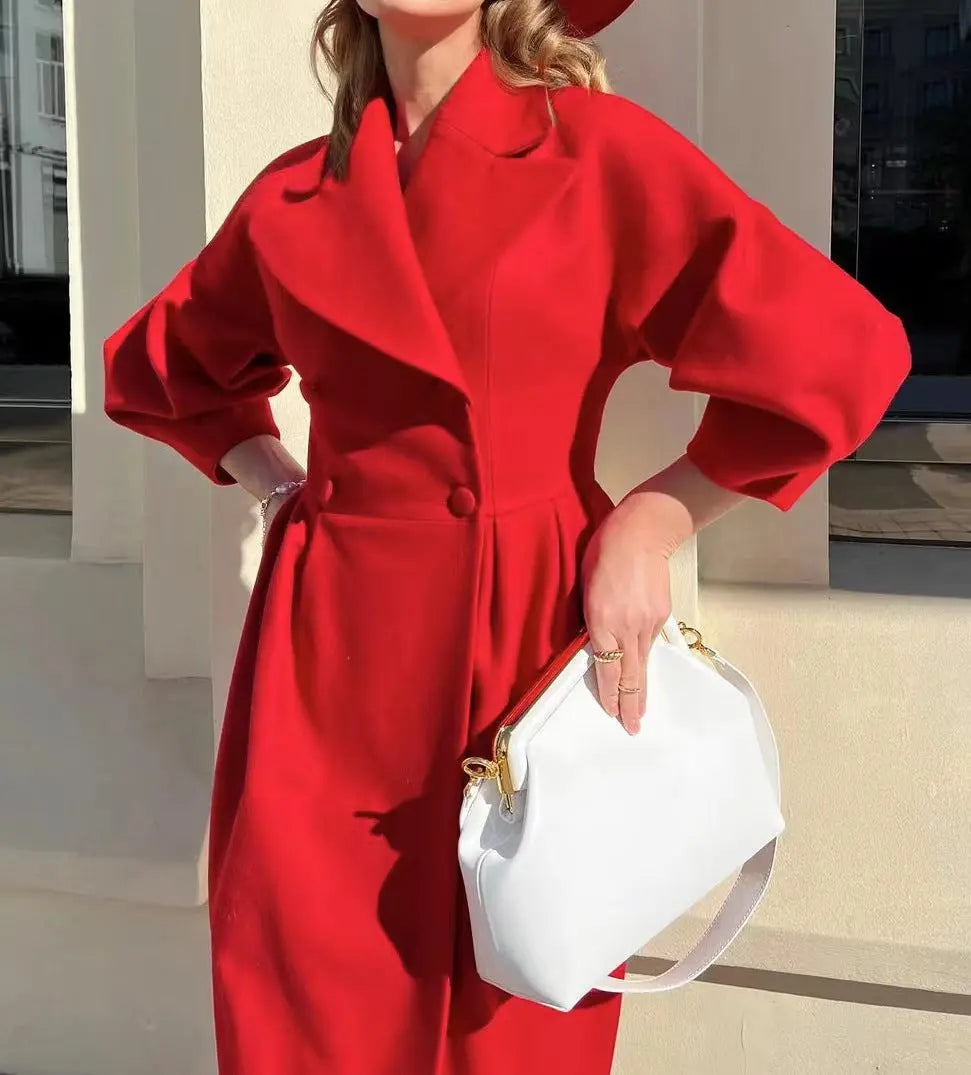 Warm Winter Dress Elegant Long