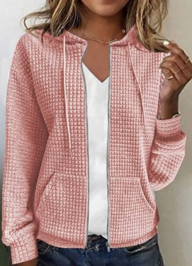 Stylish Leisure Jacket With Pocket Plain