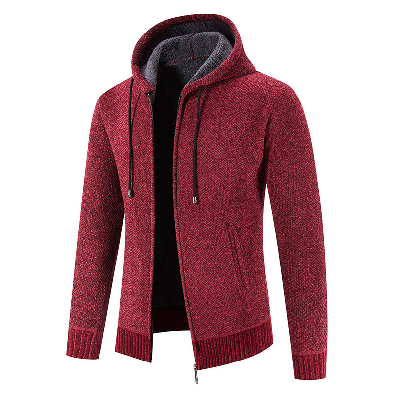 Men's Hooded Softshell Jacket Modern Design