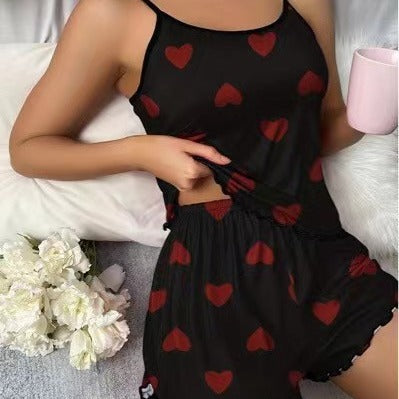 Comfortable Women's Lounge Shorts Set