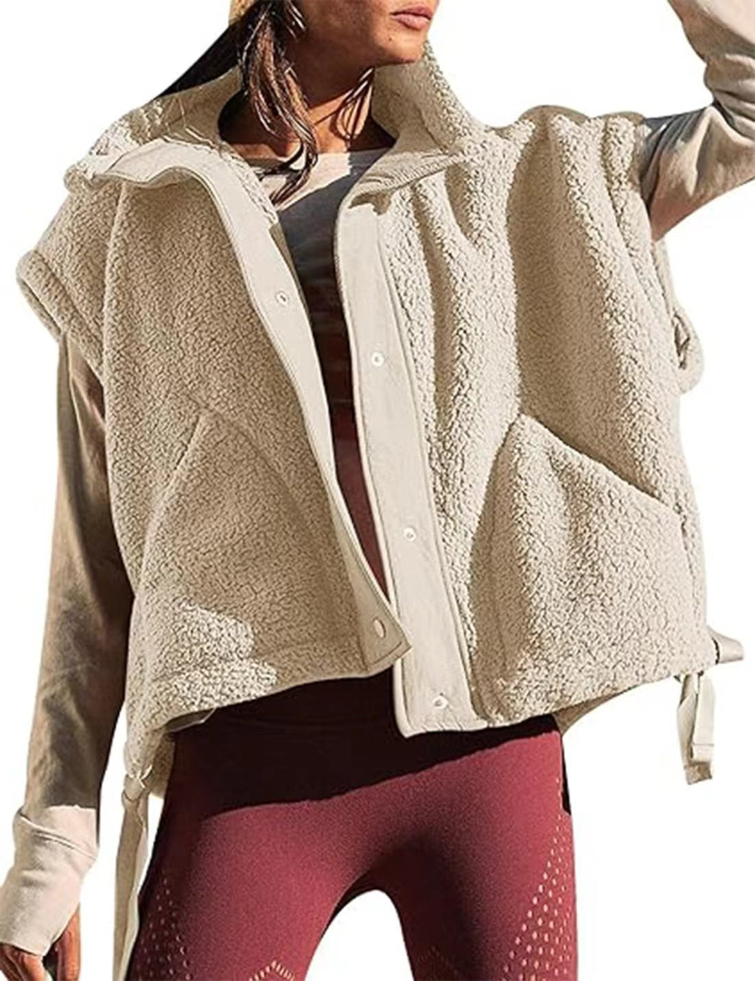 Damen Fleeceweste Modern Trendy