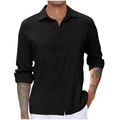 Men's Long-Sleeve Shirt Elegant Design