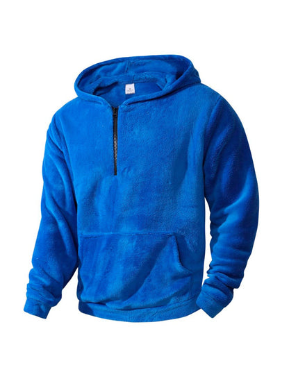 Men's Modern Half-Zip Fleece Hoodie