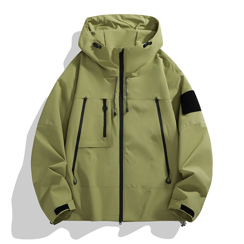 Men's Outdoor Jacket Functional Hood Waterproof