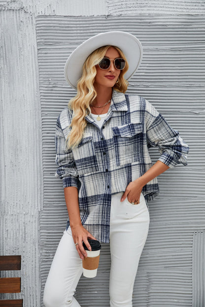 Women's Flannel Shirt Plaid Modern Practical