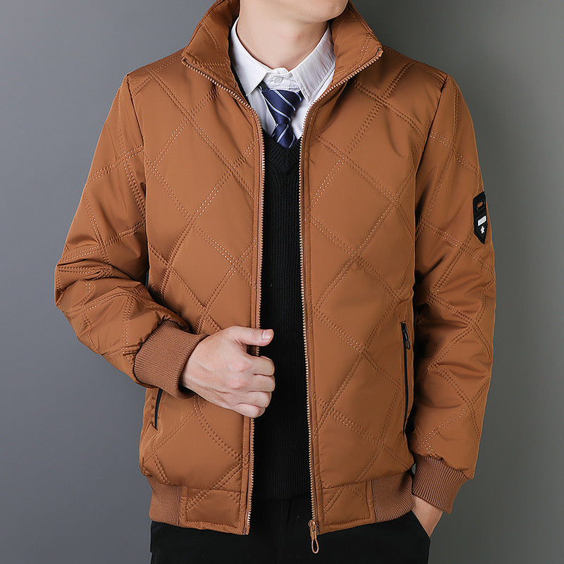Quilted Jacket Women's Warm Insulated Zipper