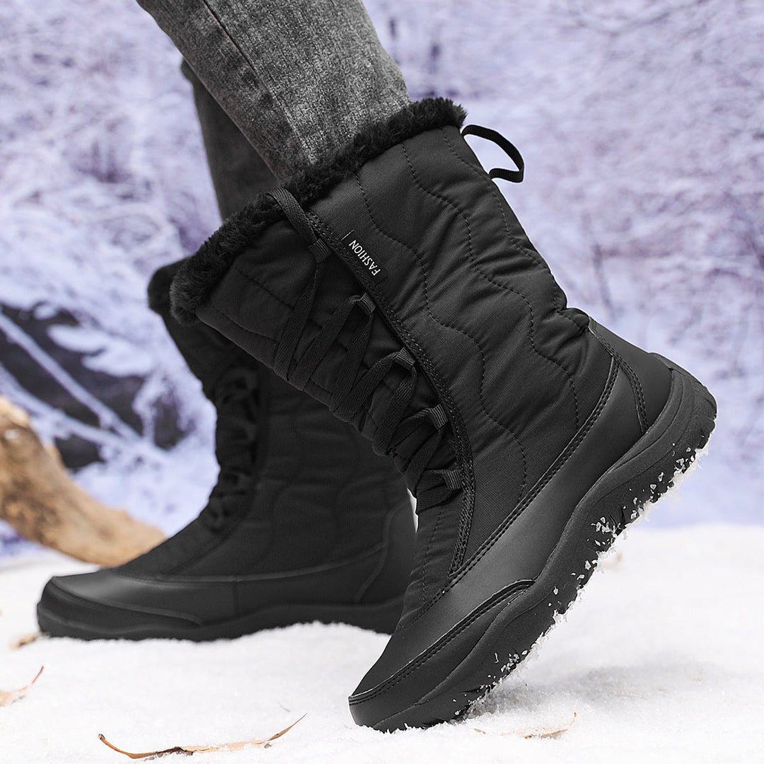 Damen Winterstiefel Stilvolle Boots - IdealeKleiden