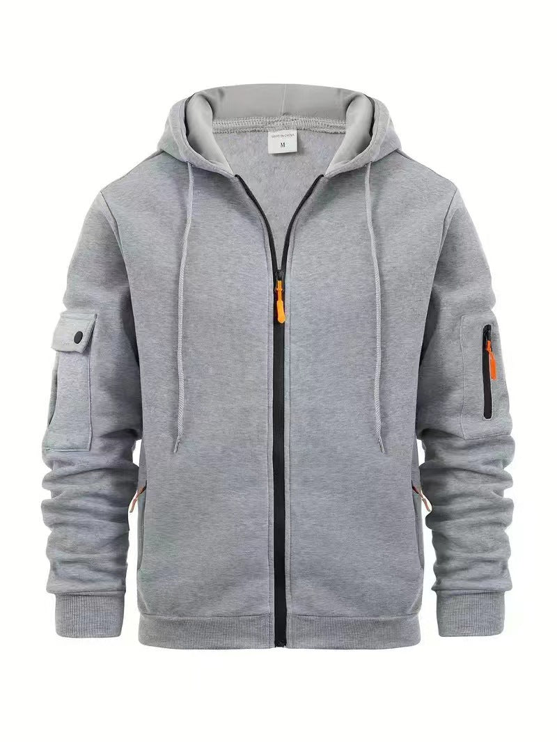 Men's Outdoor Jacket Practical Zip Pockets