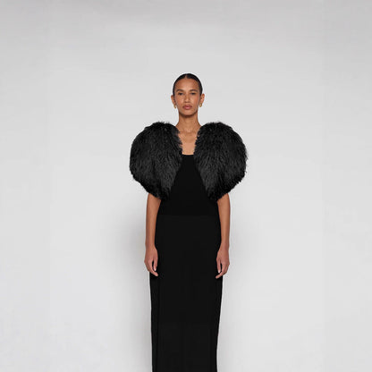 Women's Faux Fur Jacket Plus Size Modern Luxury Design