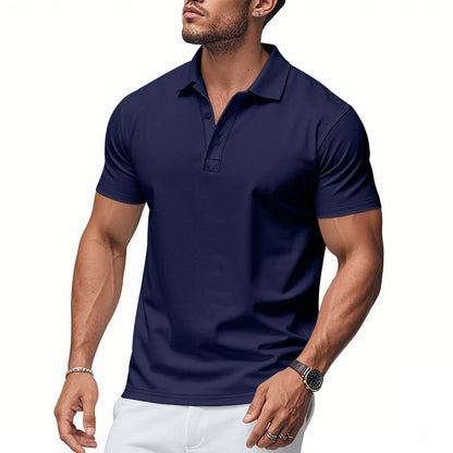 Men's Polo Shirt Quick Dry Elegant Slim Fit