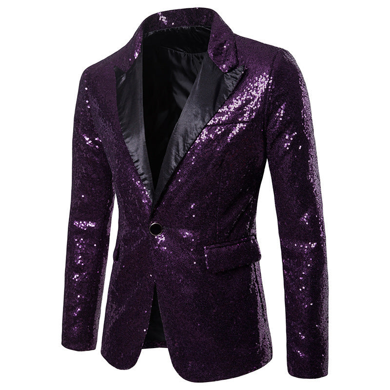 Men's Blazer Sequin Luxury Design Elegant