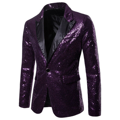 Men's Blazer Sequin Luxury Design Elegant
