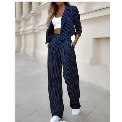 Women's Blazer Set Modern Suit Trousers