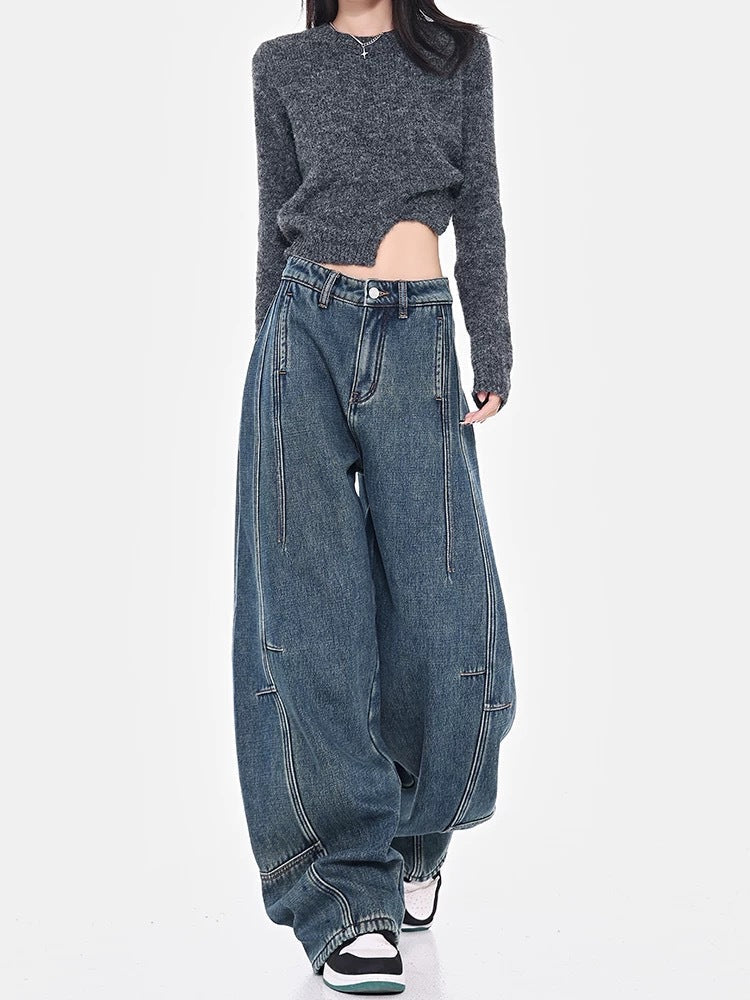 Women's Wide Leg Jeans Comfortable Elegant