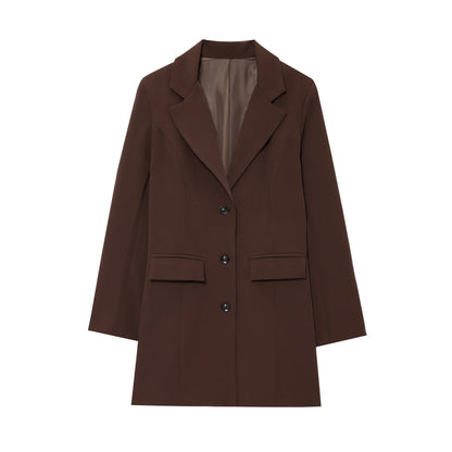 Women's Blazer Elegant Tailored Slim Fit
