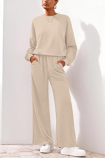 Women's Sweatpants Comfortable Wide Leg Relaxed Fit