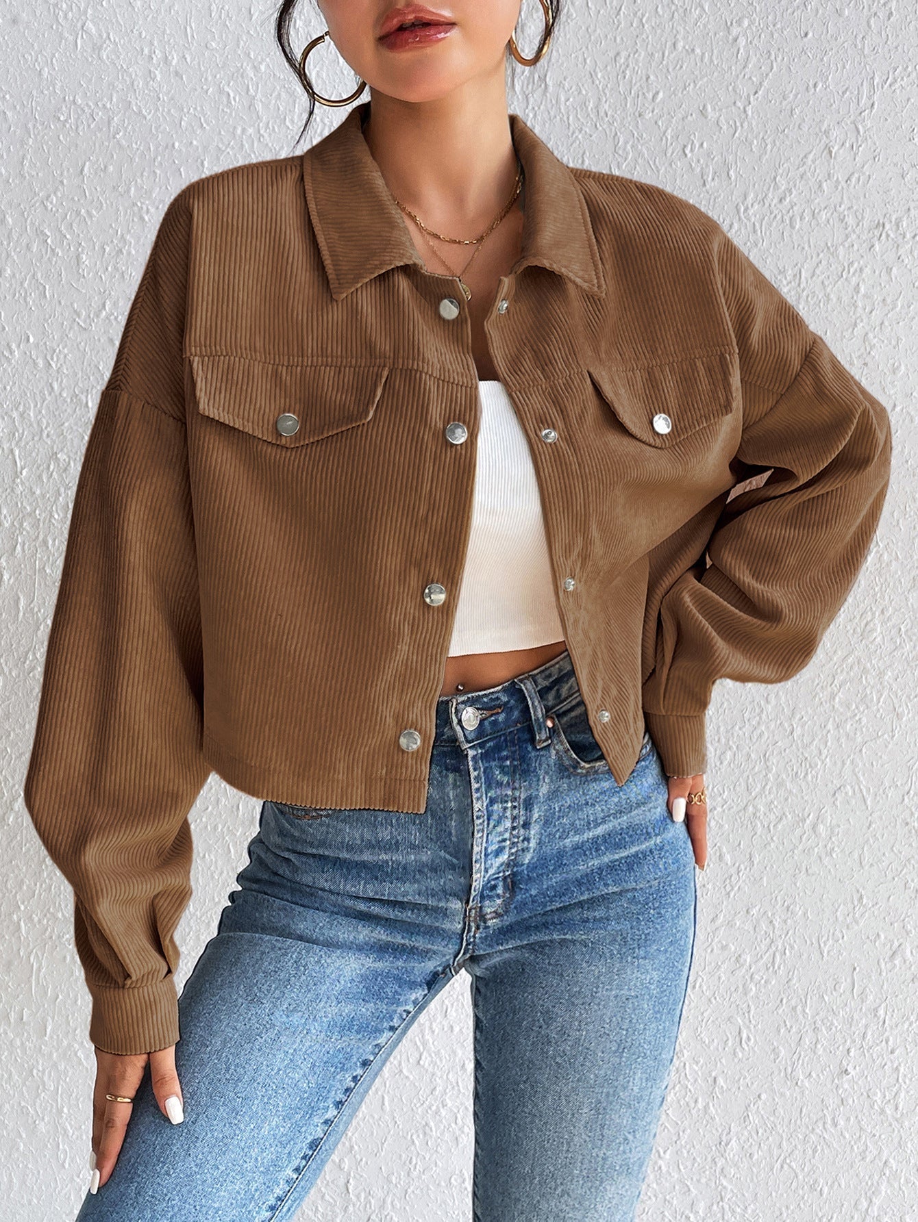 Women's Vintage Jacket Elegant Retro Look