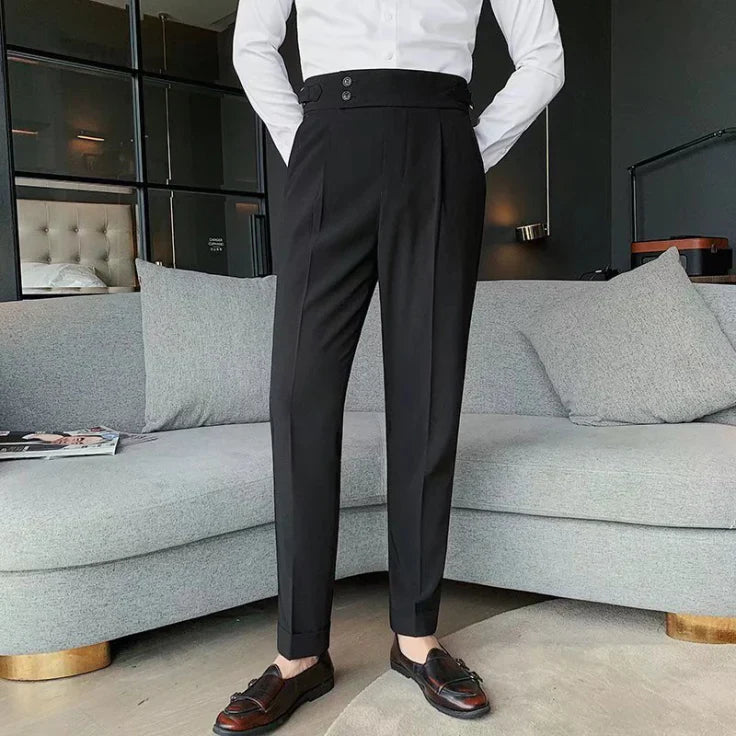 Men's High-Waisted Comfortable Trousers