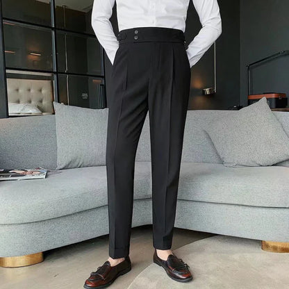 Men's High-Waisted Comfortable Trousers