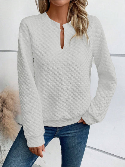 Women's Quilted Pullover Winter Warm Elegant