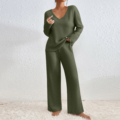 Women's Comfortable Knit Lounge Set Modern Design