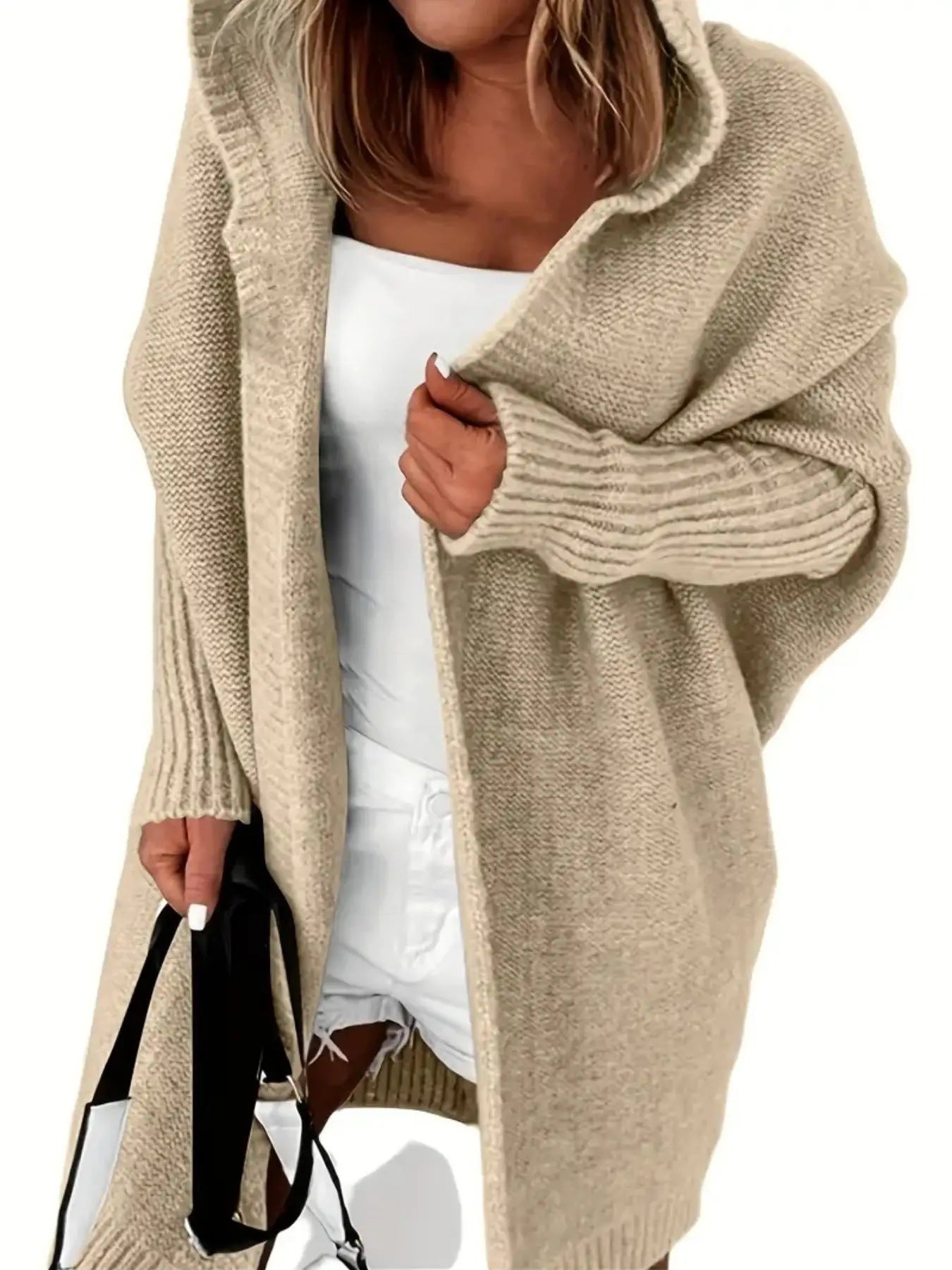 Women's Cardigan Hood Loose Fit
