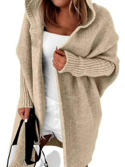 Women's Cardigan Hood Loose Fit