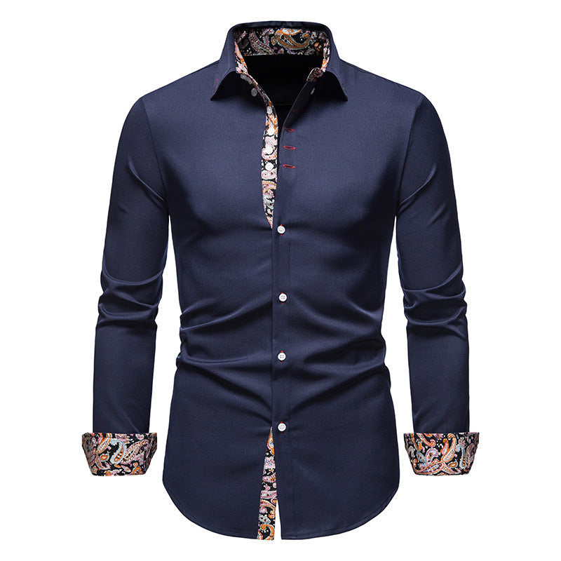 Men's Paisley Pattern Shirt Exclusive Modern