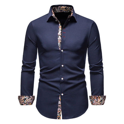 Men's Paisley Pattern Shirt Exclusive Modern