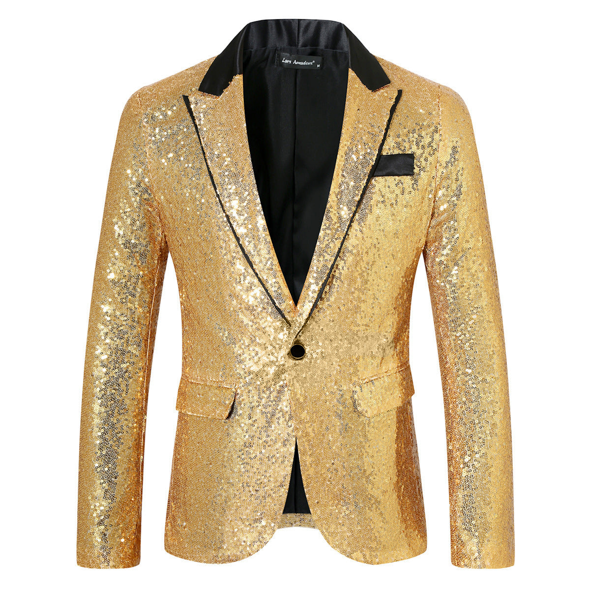 Herren Pailletten Blazer Elegant Abendwear - IdealeKleiden