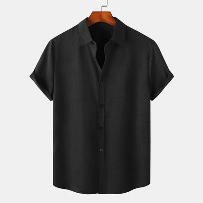 Men's Summer Shirt Lightweight Breathable Elegant Cut