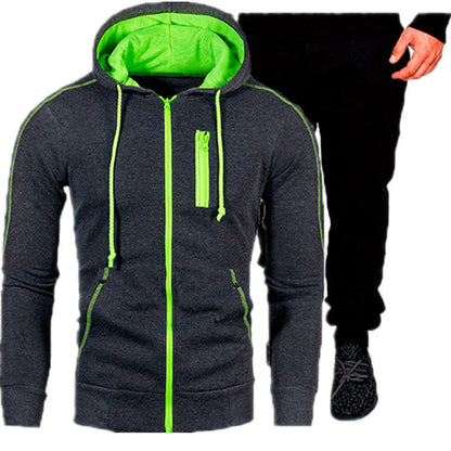 Men's Sports Outfit Hoodie Tracksuit Set