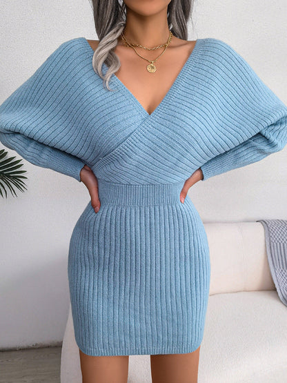 Women's Dress V-Neck Short Summer Dress