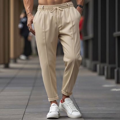 Men's Trousers Comfortable Elastic Cotton