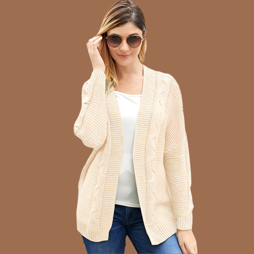 Generous Cardigan Plus Size Open Front