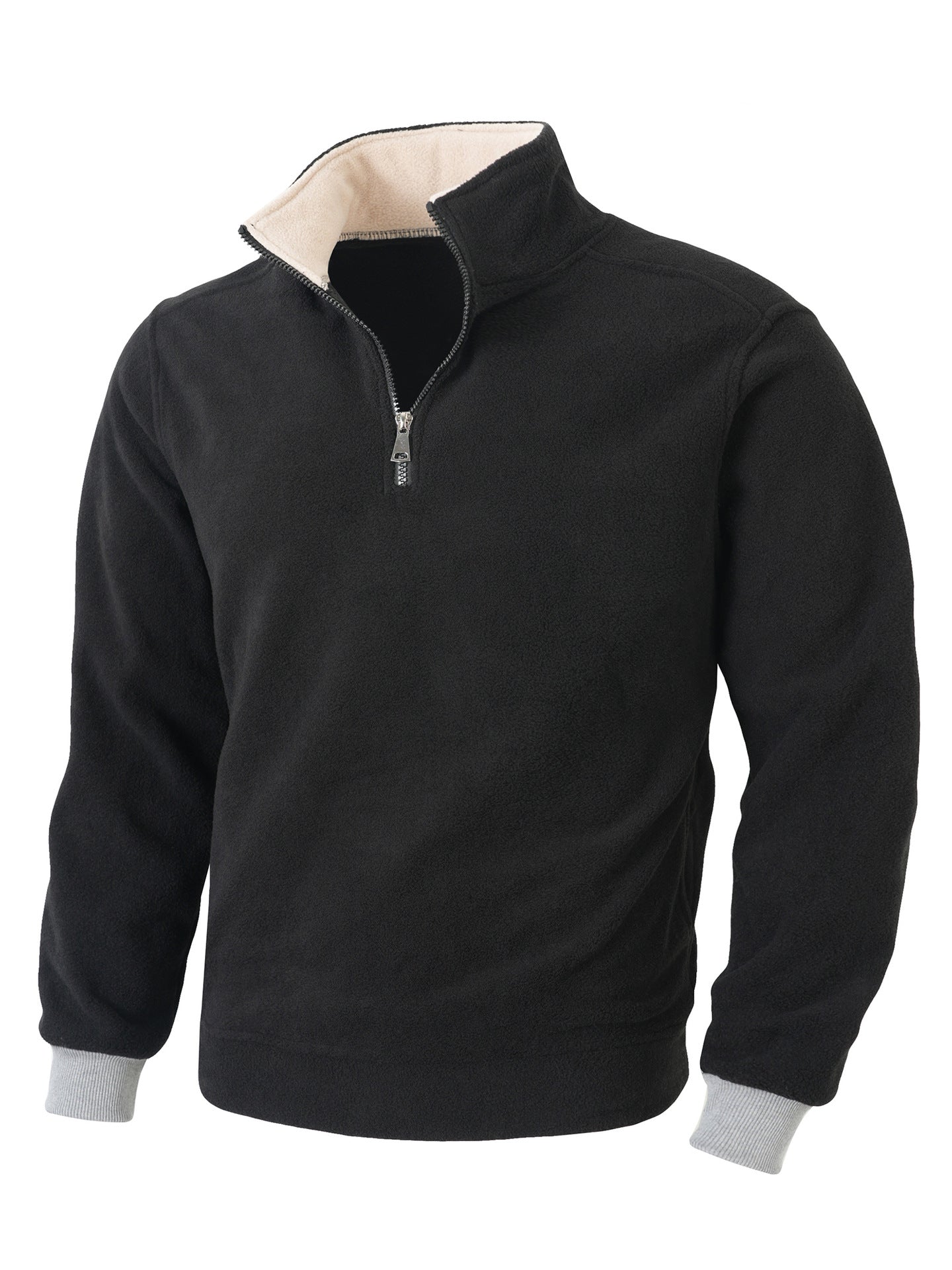 Men's Warm Mid-Length Fleece Jacket