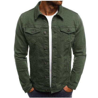 Men's Denim Jacket Classic Cut Practical