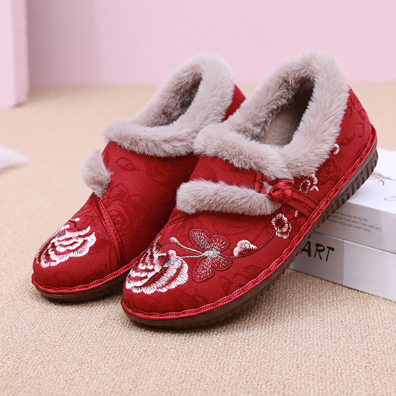 Women's Slippers Floral Pattern Soft and Cozy