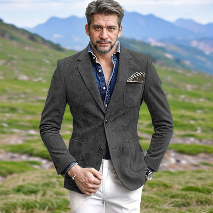Men's Velvet Blazer Elegant Cut