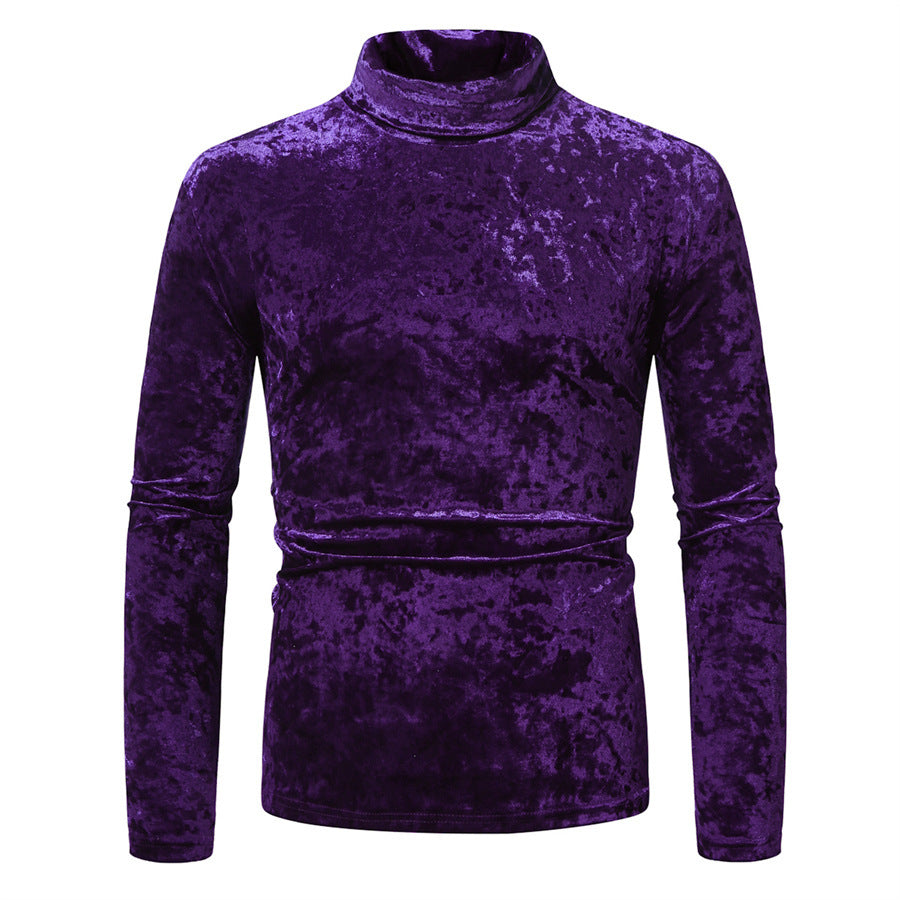 Men's Turtleneck Velvet Elegant Modern