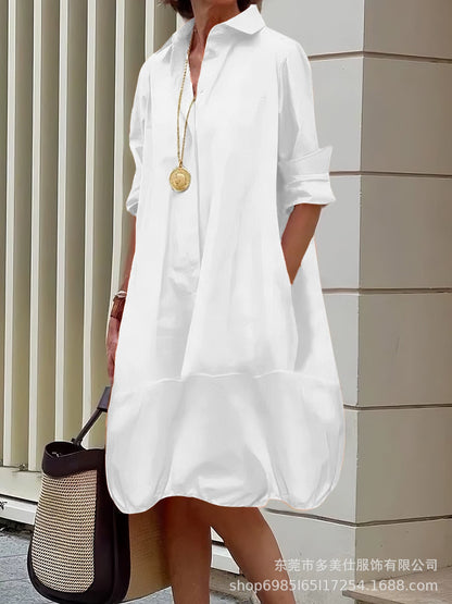 Women's Lightweight Summer Dress with Pockets