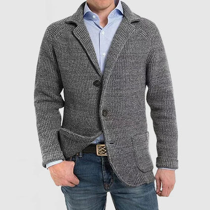 Men's Modern Two-Button Cardigan